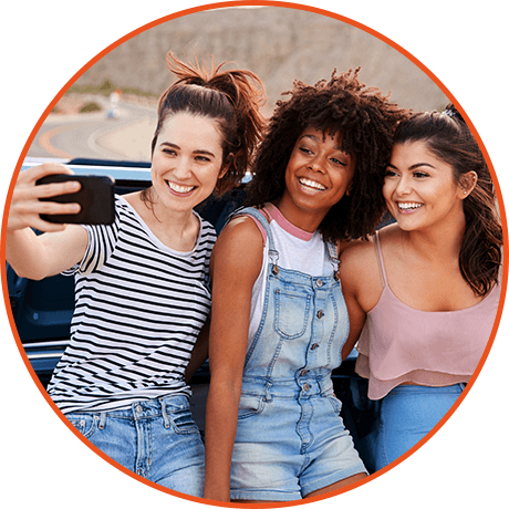 girls friends car fun