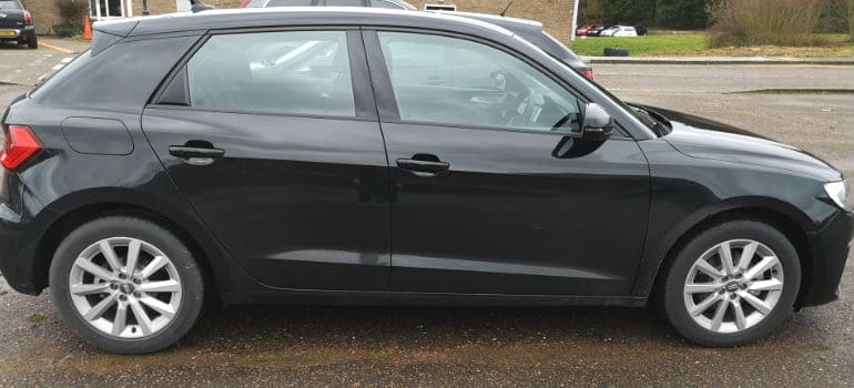 Audi A1 side view