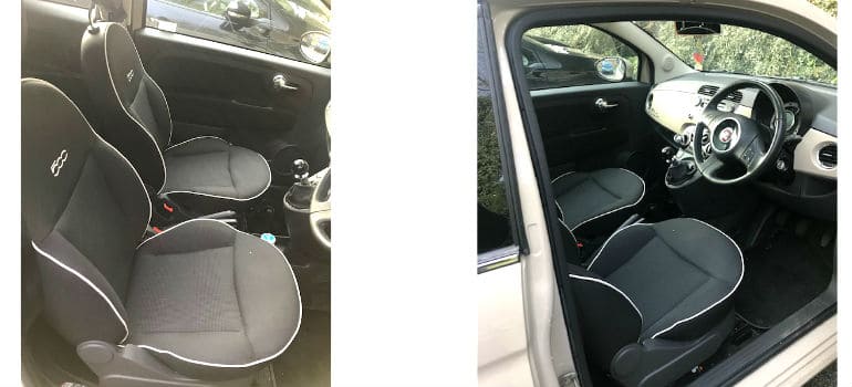 Fiat 500 seats