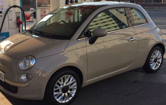 Fiat 500 side view